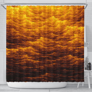 Skyfire | Shower Curtain | POLARIS