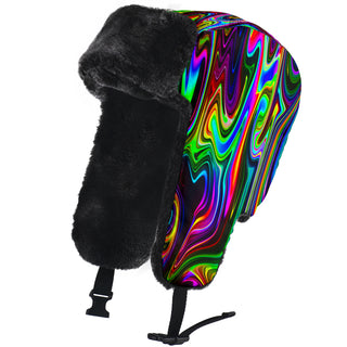 ACID DROP TRAPPER HAT | PSYCHEDELIC POUR HOUSE