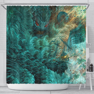 Fractal Dagon | Shower Curtain | POLARIS