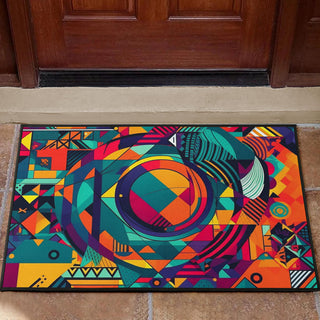 CIRCLES DOOR MAT | ACIDMATH AI