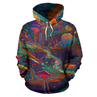 MUSHROOM FOREST HOODIE | ACIDMATH AI
