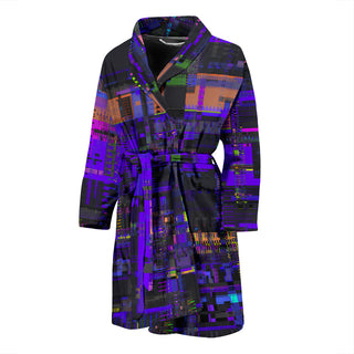 PURPLE GLITCH BATHROBE | HUBERT SOLCZYNSKI