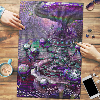 🌌🌀 The Planequarium KaleidoQuest Wooden Jigsaw Puzzle | POLARIS