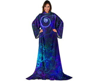 ULTRAVIOLET ADULT SLEEVE BLANKET | CAMERON GRAY