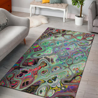 GREEN LIQUID RUG | HUBERT SOLCZYNSKI