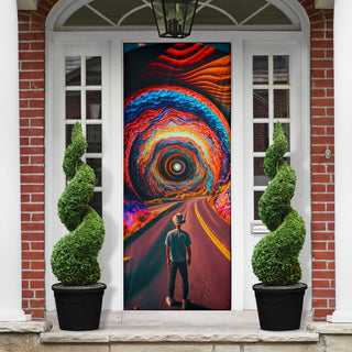 LONELY ROAD DOOR SOCK | ACIDMATH AI