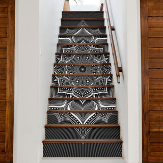 THE MANDALA STAIR STICKERS | BROCK SPRINGSTEAD