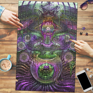 🌌🌀 Mastermind KaleidoQuest Wooden Jigsaw Puzzle | POLARIS