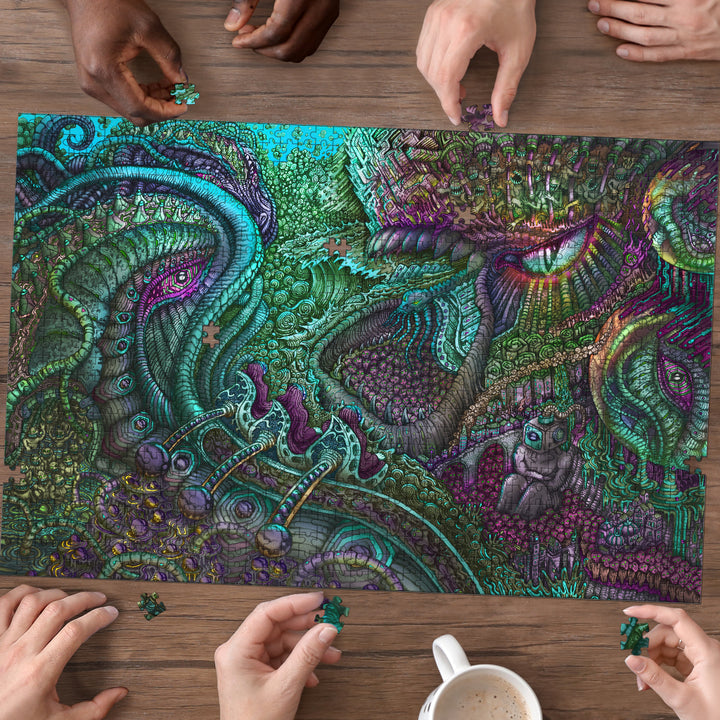 🌌🌀 The Dream that Ate Itself | Wooden Jigsaw Puzzle | POLARIS