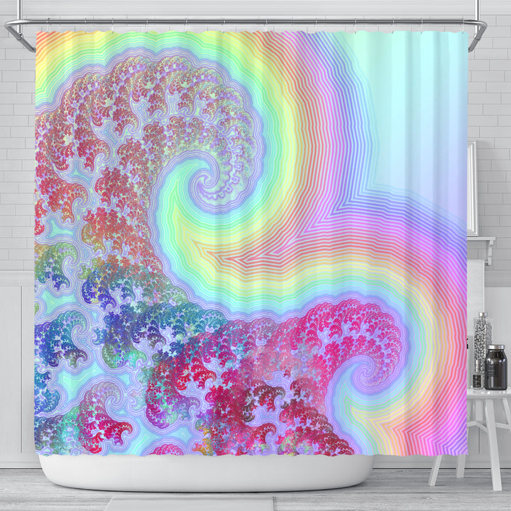 Rainbow Coast | Shower Curtain | POLARIS
