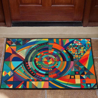 SQUARES 2 DOOR MAT | ACIDMATH AI