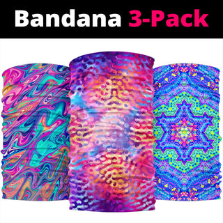 GROOVE NATION BANDANAS 3 PACK | ARTDESIGNWORKS