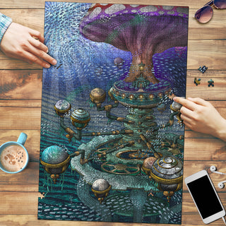 🌌🌀 The Planequarium KaleidoQuest Wooden Jigsaw Puzzle | POLARIS