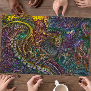 🌌🌀 The Dream that Ate Itself | Wooden Jigsaw Puzzle | POLARIS