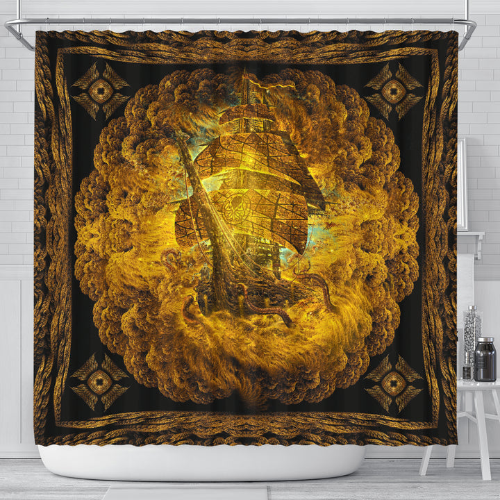 A Voyage for the Old Ones | Shower Curtain | POLARIS