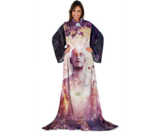 CONNECTED TO SOURCE ADULT SLEEVE BLANKET | CAMERON GRAY