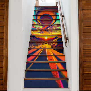 ROAD TRIP STAIR STICKERS | ACIDMATH AI