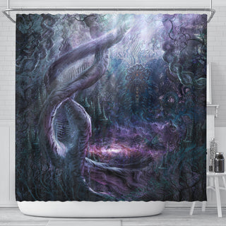 Fractal Cthylla | Shower Curtain | POLARIS