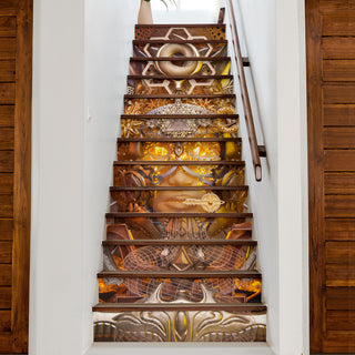 OPEN ANCIENT EYES STAIR STICKERS | LIGHT WIZARD