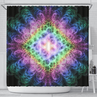 Psychedelic Bloom | Shower Curtain | POLARIS
