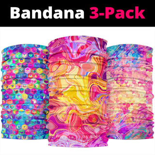 FLORISHING BANDANAS 3 PACK | ARTDESIGNWORKS