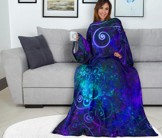 ULTRAVIOLET ADULT SLEEVE BLANKET | CAMERON GRAY