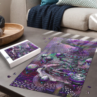 🌌🌀 The Planequarium KaleidoQuest Wooden Jigsaw Puzzle | POLARIS