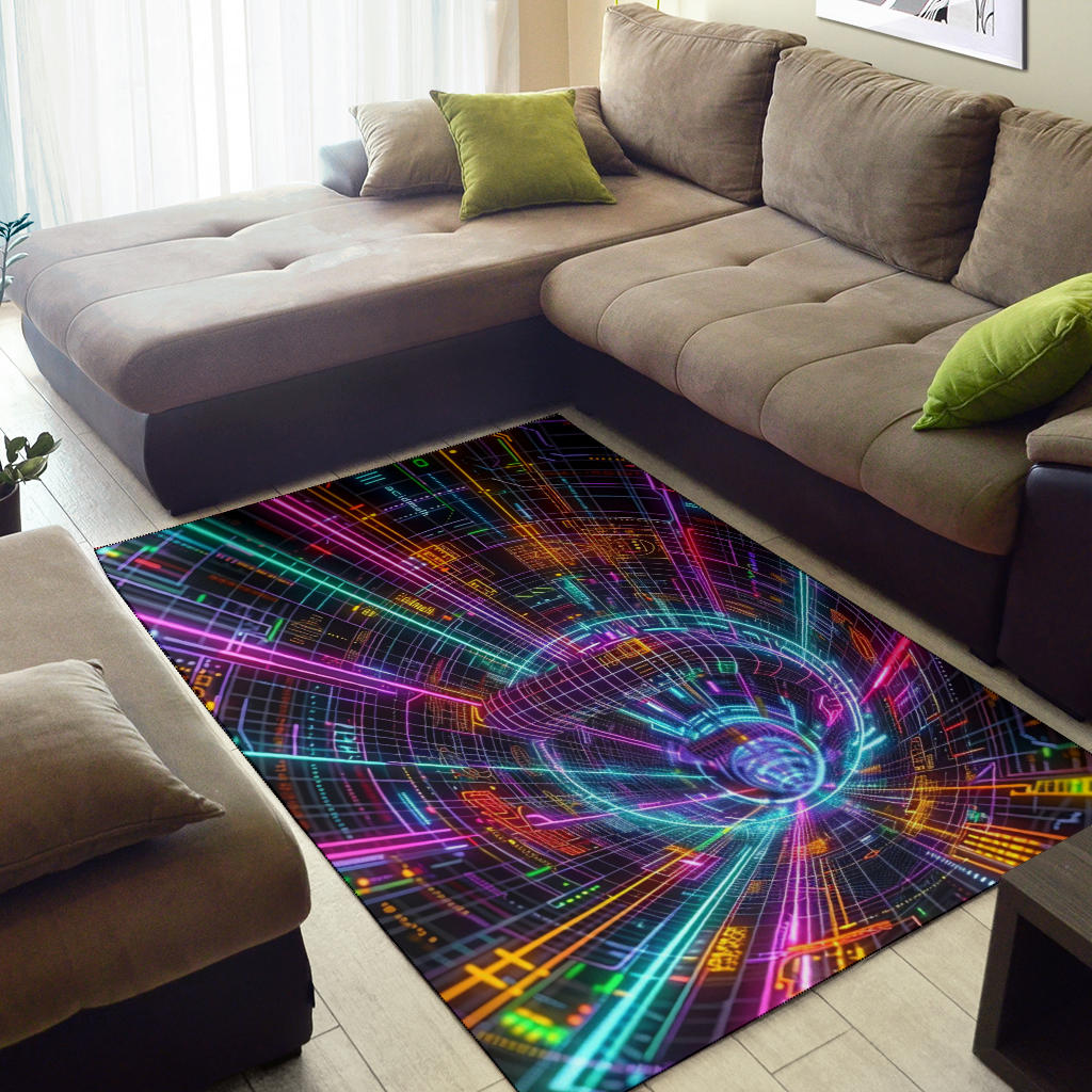 WORMHOLE RUG | ACIDMATH AI