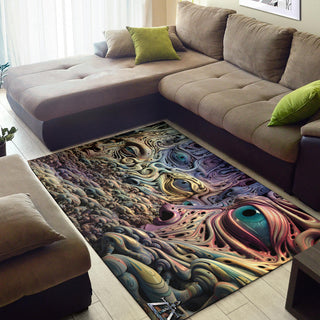 EYES IN THE UNDERWORLD RUG | ACIDMTAH AI