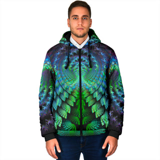 Tropical Wave | Mens Padded Hooded Jacket | POLARIS