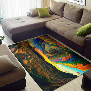 FIRE IN THE SKY RUG | ACIDMATH AI