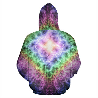 Psychedelic Bloom | Zip Up Hoodie | POLARIS