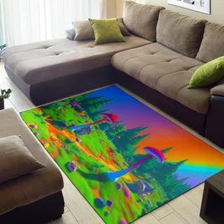 MUSHROOM MORNING RUG | ACIDMATH AI