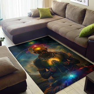 MEDITATING CHAKRAH RUG | ACIDMATH AI