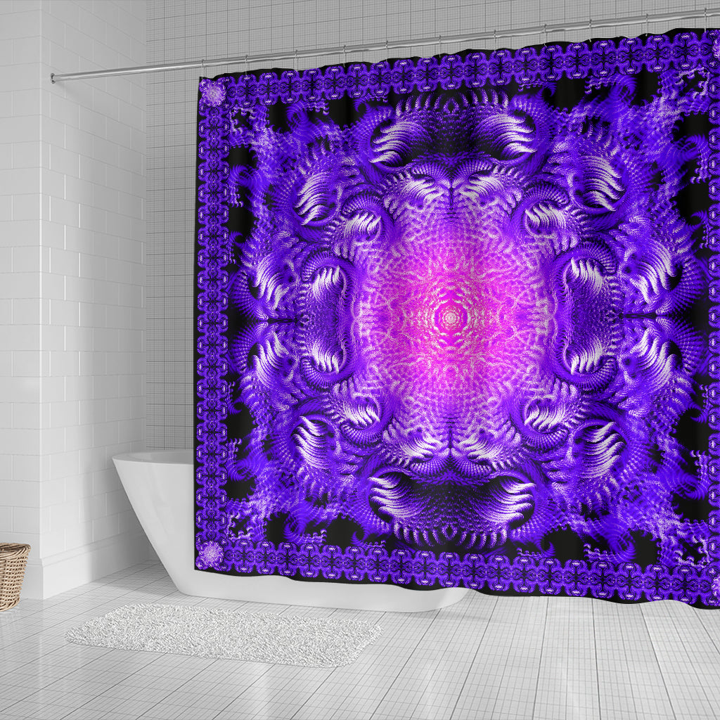 Fury Well - Purple | Shower Curtain | POLARIS