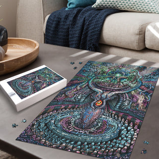 🌌🌀Leviathan KaleidoQuest Wooden Jigsaw Puzzle | POLARIS