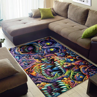 MONSTERGARAGE RUG | ACIDMATH AI