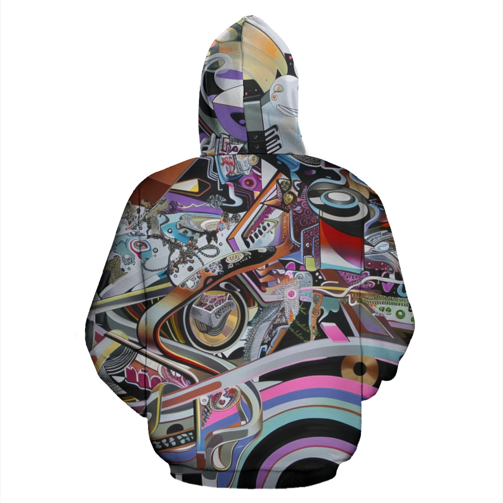 NEW SCHOOL ZIPPER HOODIE | ACIDMATH AI