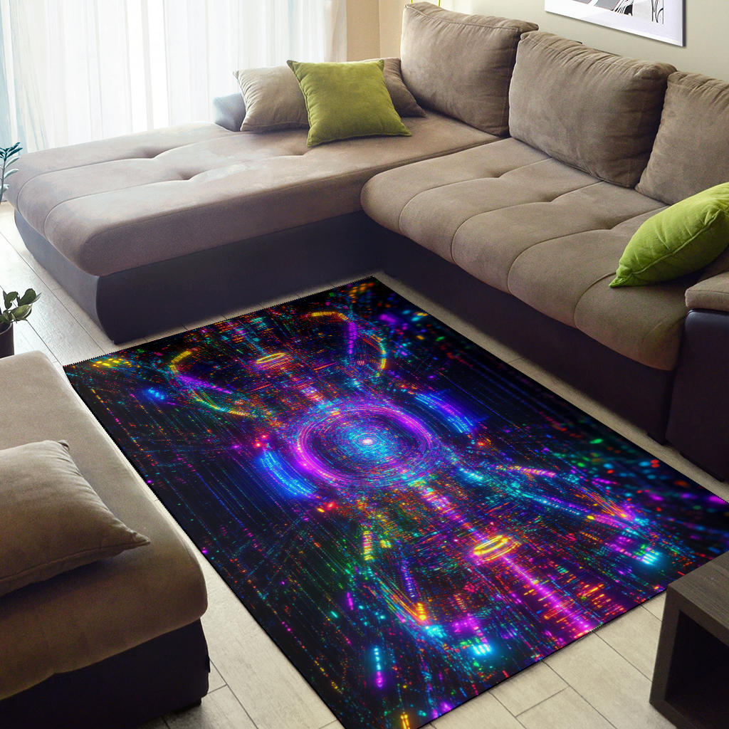 HYPER TENSION POINT RUG | ACIDMATH AI