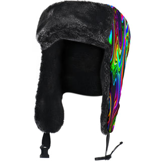 ACID DROP TRAPPER HAT | PSYCHEDELIC POUR HOUSE