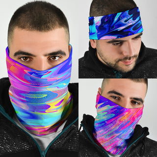 MAGENTA WAVES BANDANA 3 PACK | ARTDESIGNWORKS