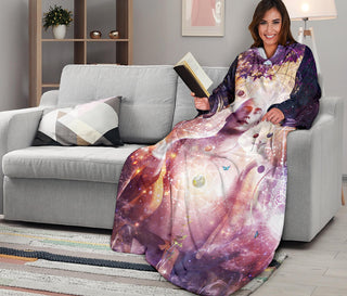 CONNECTED TO SOURCE ADULT SLEEVE BLANKET | CAMERON GRAY