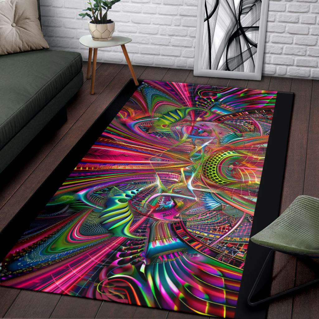 PSY DECO RUG | ACIDMATH AI