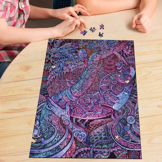 🌌🌀 Themeing of a Dreampark KaleidoQuest Wooden Jigsaw Puzzle | POLARIS