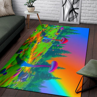 MUSHROOM MORNING RUG | ACIDMATH AI