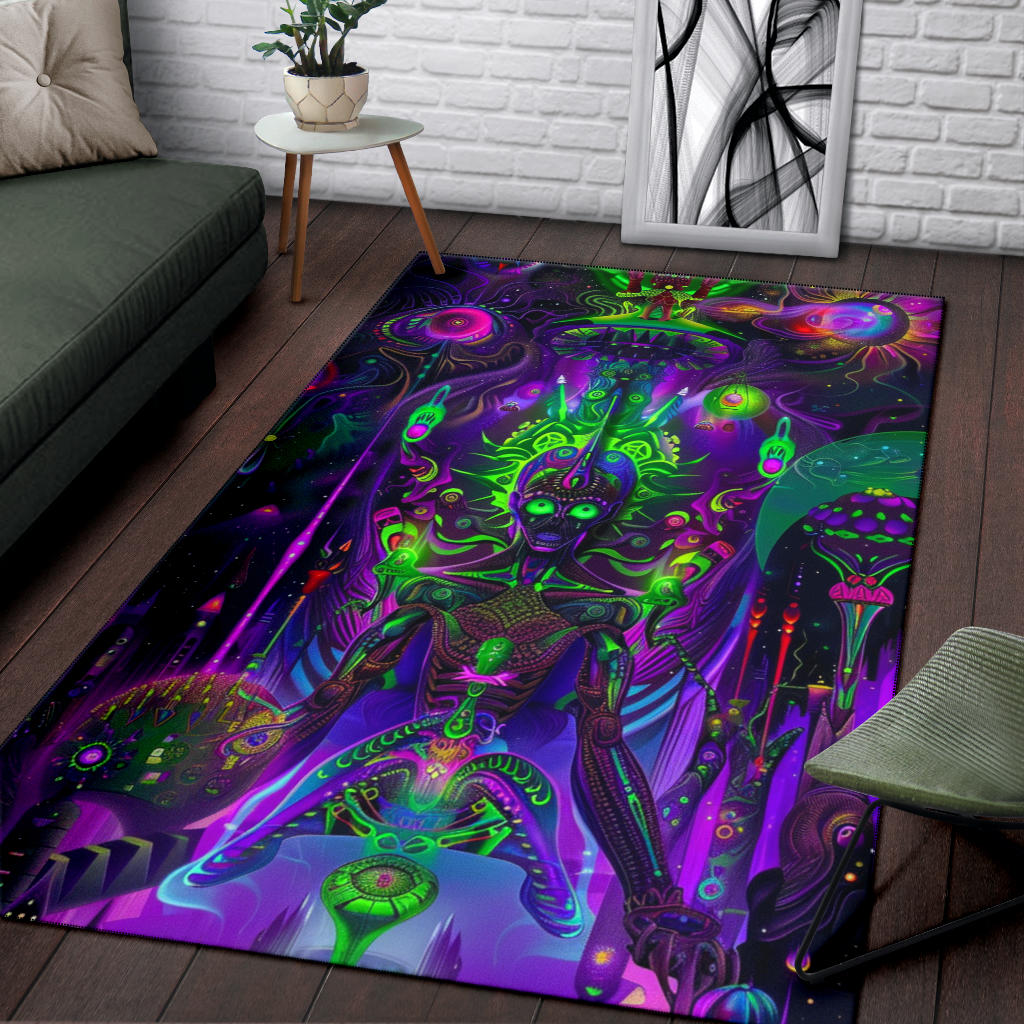 DMT BEING DEALER RUG | ACIDMATH AI