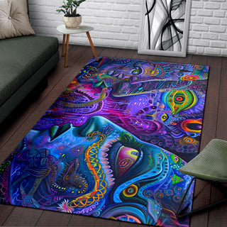 ETHEREAL BEINGS RUG | ACIDMATH AI