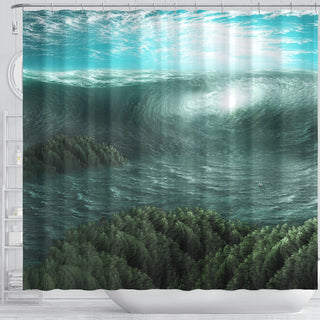 After the Landslide | Shower Curtain | POLARIS