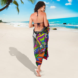 ZOO LIFE SARONG | SALVIA DROID