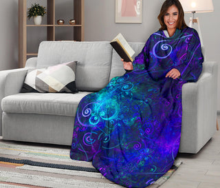 ULTRAVIOLET ADULT SLEEVE BLANKET | CAMERON GRAY